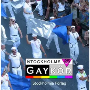 Med den här skriften firar Stockholms Gaykör 25 år av musikalisk samvaro och kamratskap. För många har kören betytt ett stöd och ibland även möjlighet till personlighetsstärkande komma-ut-process. Texterna är skrivna av medlemmar under de gångna åren, kompletterade med ett rikt bildurval och en dvd med historiska liveinspelningar.    Format Danskt band   Omfång 96 sidor   Språk Svenska   Förlag Stockholmia förlag   Utgivningsdatum 2007-07-02   Medverkande Bo Nilsson   Medverkande Göran Söderström   Medverkande Göran Söderström   Medverkande Jan Anders Anell   Medverkande Raino Kirkma   ISBN 9789170311833  