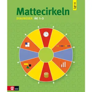 Mattecirkeln är diagnosmaterial i matematik som är direkt kopplat till kursplanen, ett anpassat för årskurs 1-3 och ett för årskurs 4-6. Mattecirkeln gör matematiken och kunskaperna överskådliga för både elever, föräldrar och lärare. Materialet ger möjlighet att ta reda på vad eleverna kan i matematik, synliggör vad eleverna eventuellt behöver träna mer på och visar hur mycket mer det finns att lära sig. Mattecirkeln är en pärm med kopieringsunderlag till respektive stadie som består av två olika sorters diagnoser. I den ena delen är matematiken fördelad på två diagnoser per skolår (lämpligen en per termin) och i den andra är det en diagnos per matematiskt område, t.ex. taluppfattning, addition eller geometri. Det ger dig valfrihet att använda diagnoserna på olika sätt. Så här fungerar det * Varje elev har varsin mattecirkel* När eleverna har gjort en diagnos fyller du i resultaten i elevernas cirklar. Områden som eleven behöver lära sig lämnas tomma.* Cirkeln ger dig en helhetsbild över varje elevs matematiska kunskaper och om hen är på rätt väg för att klara kunskapskraven i årskurs 3 respektive 6* Använd cirkeln i samtal med eleven, arbetslaget och föräldrar. Facit till den äldre upplagans häften finns under Extramaterial.