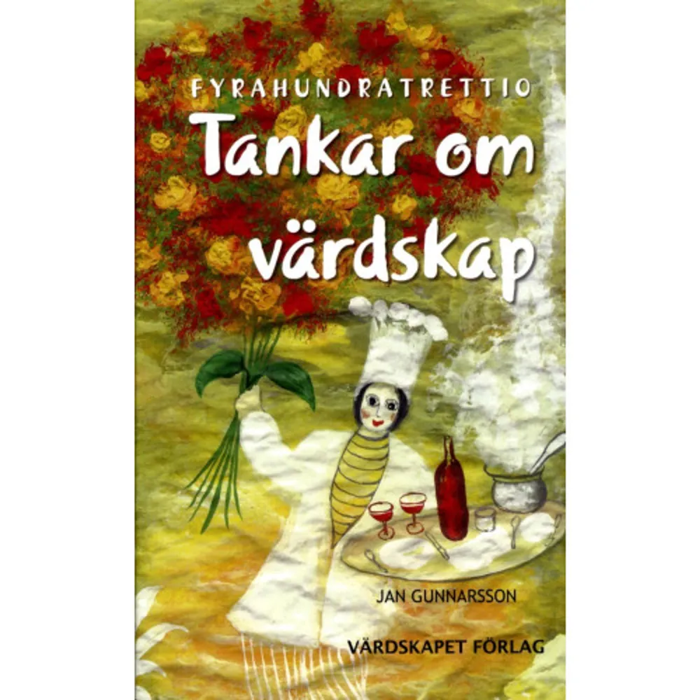 Jan Gunnarsson förmedlar sina fyrahundratrettio tankar om värdskap. Det handlar om relationer med sin närmaste omgivning, arbetskamrater men också med okända man möter, folk i alla sammanhang. Värdskap är konsten att få människor att känna sig välkomna. Det är en resa där vi först välkomnar oss själva, hittar till glädjen, för att kunna möta andra och bli de generösa, omtänksamma och inkluderande varelser som vi egentligen föds till. Jan Gunnarsson är en svensk författare och föreläsare i ämnet värdskap.    Format Häftad   Språk Svenska   Utgivningsdatum 2017-02-20   ISBN 9789197937924  . Böcker.