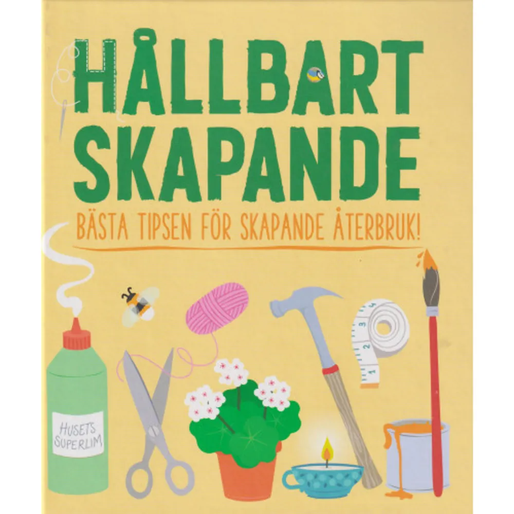 Låt lusten till skapande växa!Vi människor har alltid gillat att skapa, både i stort och smått! Men om du gillar att skapa, hantverka, pyssla och göra fint så är det allra bäst om du gör det på ett hållbart sätt utan att behöva köpa en massa saker att pyssla med. Du kan skapa saker av sådant som man har hemma och saker som man hittar i trädgården - det är bara fantasin som sätter gränser.Den här boken tipsar om allt sådant som kan göras med saker som redan finns hemma eller utomhus, löv, pinnar, kartonger, överblivet garn och allt möjligt som kan användas för att pyssla och skapa. Tidningen Land har tagit fram boken och skapat en härlig mix av pyssel, svårt och lätt, stort och smått och vant och ovant. Resultatet är en bok som hjälper dig att bli mer kreativ på ett hållbart sätt och låter dig vara kreativ året om här finns skapande för alla årstider! Ur innehållet:Så bygger du enkelt en fågelholkSkapa ljusstakar av loppisfyndenGör din egen skönhetsvård med bivaxSkapa julbock av granris Bind vackra kransar    Format Inbunden   Omfång 159 sidor   Språk Svenska   Förlag Stevali   Utgivningsdatum 2022-04-20   Medverkande Joel Linderoth   ISBN 9789198167764  . Böcker.