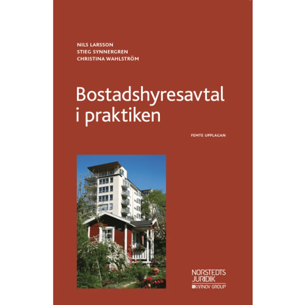 Bostadshyresavtal är avtal som avser upplåtelser av hus eller delar av hus som helt eller till en inte oväsentlig del ska användas som bostäder. Bostadshyresavtal i praktiken är en koncentrerad handledning som lättillgängligt beskriver olika situationer som hyresgäster och hyresvärdar ställs inför samt vilka regler som då gäller.Här behandlas bl.a. följande frågor: Vad är ett bostadshyresavtal? Måste hyresgästen flytta när avtalet blir uppsagt? När kan man begära prövning av hyran? När har make eller sambo rätt att överta hyresrätten? När har man rätt att överlåta eller byta hyresrätten? Hur ska bostadshyresavtal skrivas? Vad gäller beträffande skador och störningar?Boken innehåller även rättsfall och formulär för avtal och uppsägningarm.m. Särskilda avsnitt finns också om lagen om uthyrning av egen bostad,blockhyresavtal, störande hyresgäster, kooperativ hyresrätt, underhyresgästens ställning, viss annan lagstiftning som har påverkan på hyresförhållandet och avtalsrättsliga specialfrågor.    Format Häftad   Omfång 336 sidor   Språk Svenska   Förlag Norstedts Juridik AB   Utgivningsdatum 2018-02-22   Medverkande Stieg Synnergren   Medverkande Christina Wahlström   ISBN 9789139116035  . Böcker.