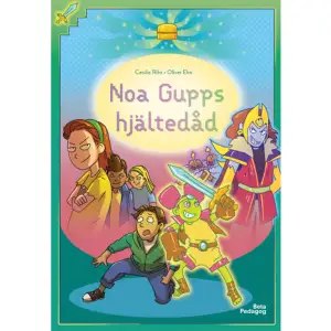 – Lömska skogen! piper Noa. Den finns i spelet! Vi är inte redo. Vi har inte lärt oss svärdets bästa knep och kan inte vinna mot Bugg. Vi kommer att dö!     – Inte jag, säger Bitt. Jag hade 161 liv sist jag räknade.Noa Gupps hjältedåd är den tredje delen i en serie roliga och spännande kapitelböcker för barn mellan 6 och 9 år. Noa måste återvända till Bitts spelvärld. Och den här gången gäller det att rädda en klasskamrat som drabbats av otäck magi. Men i spelvärlden väntar många faror, inte minst superskurken Bugg som gör allt för att lägga beslag på Bitts magiska svärd.Cecilia Rihs är en barnboksförfattare med mycket fantasi. Hennes berättelser är fulla av humor, fartfyllda händelser och spännande karaktärer. Oliver Elm är illustratör och arbetar även inom datorspelsbranschen. Hans bilder är färgstarka och sprudlar av liv och finurliga detaljer.    Format Inbunden   Omfång 57 sidor   Språk Svenska   Förlag Beta Pedagog AB   Utgivningsdatum 2023-08-30   Medverkande Oliver Elm   ISBN 9789188871466  