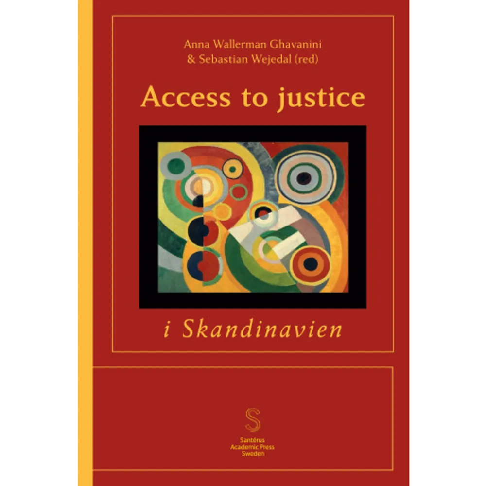 Vad är access to justice? Efter flera decenniers diskussion och bred enighet om vikten av att säkerställa en god access to justice blir vi fortfarande svaret skyldiga om vi ombeds att kort redogöra för vad begreppet egentligen innebär. Vilka konkreta rättigheter kan en enskild rättssökande härleda ur access to justice? Hur kan en lagstiftare säkerställa att dessa följs? Vilken funktion fyller access to justice i rättstillämpningen? Syfte med den här boken är att försöka fånga konceptet access to justice för våra egna förhållanden. Vad betyder det för de skandinaviska rättsordningarna? Har vi nått större tillgänglighet och mer rättfärdighet i våra domstolar, och vad återstår att göra? Vi lanserar i bokens konkluderande kapitel principen om reellt rättsskydd, som ett första försök att konkretisera hur kravet på access to justice kan förstås i en modern skandinavisk kontext.    Format Häftad   Omfång 455 sidor   Språk Svenska   Förlag Santérus Förlag   Utgivningsdatum 2022-04-25   Medverkande Anna Wallerman Ghavanini   Medverkande Sebastian Wejerdal   Medverkande Maria Astrup Hjort   Medverkande Henrik Bellander   Medverkande Jon T. Johnsen   Medverkande Wallerman Ghavanini Wallerman Ghavanini   Medverkande Torvald Larsson   Medverkande Bettina Lemann Kristiansen   Medverkande Anna Nylund   Medverkande Cecilia Renfors   Medverkande Clement Salung Petersen   Medverkande Martin Sunnqvist   Medverkande Johan Karlsson Schaffer   Medverkande Magne Strandberg   Medverkande Eivind Smith   Medverkande Eva Storskrubb   Medverkande Sebastian Wejerdal   ISBN 9789173350624  . Böcker.