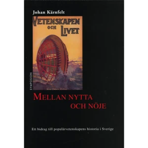 Mellan nytta och nöje : ett bidrag till populärvetenskapens historia i Sver (häftad) - I Mellan nytta och nöje tar Johan Kärnfelt oss med till den tid då den populärvetenskapliga genren formade sig på svensk mark. Det var från 1880-talet och ett halvsekel framåt som tilltaget att popularisera vetenskapen blev allmänt och självklart. Men om populärvetenskapen idag har reducerats till en form av intellektuell avkoppling så företrädde våra tidiga folkbildare en synnerligen ambitiös syn på saken. Inbäddat i mer generella strävande mot allmän rösträtt och ett demokratiskt Sverige, blev det populärvetenskapliga arbetet en del i ett politiskt projekt. För att rösta måste man välja, och för att kunna välja måste man ha förmågan att kritiskt navigera bland de politiska alternativen. Det var här den populariserade vetenskapen ansågs spela en viktig roll.    Format Häftad   Omfång 381 sidor   Språk Svenska   Förlag Brutus Östlings bokf Symposion   Utgivningsdatum 2000-12-01   ISBN 9789171394996  