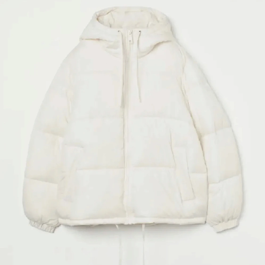 Vit pufferjacka Hm