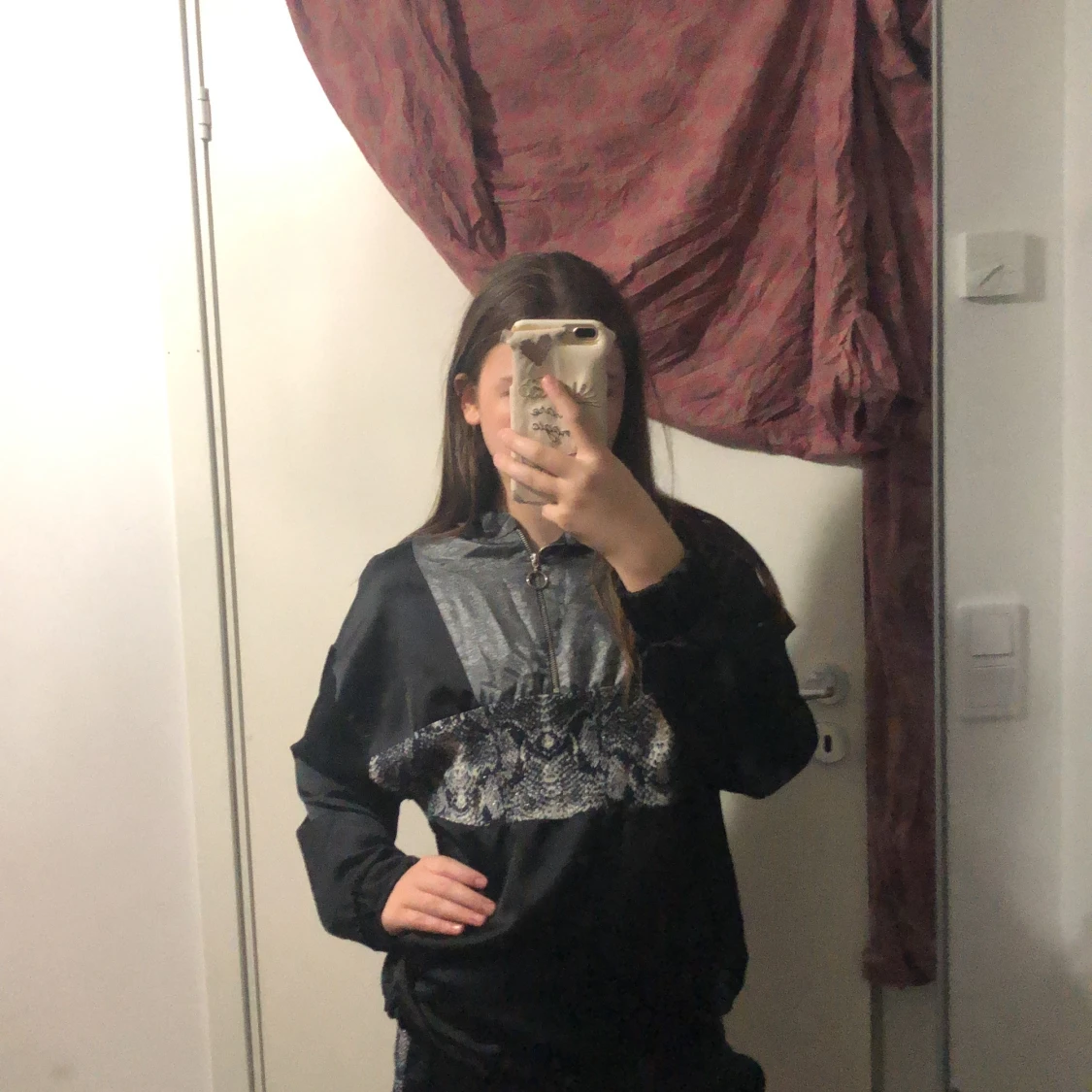 Svart mjukis set med mönster - 92