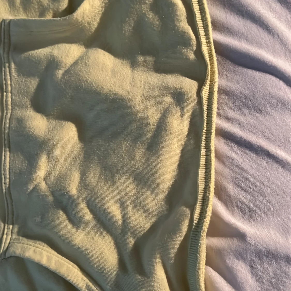 Gul t-shirt med kort ärm - 92