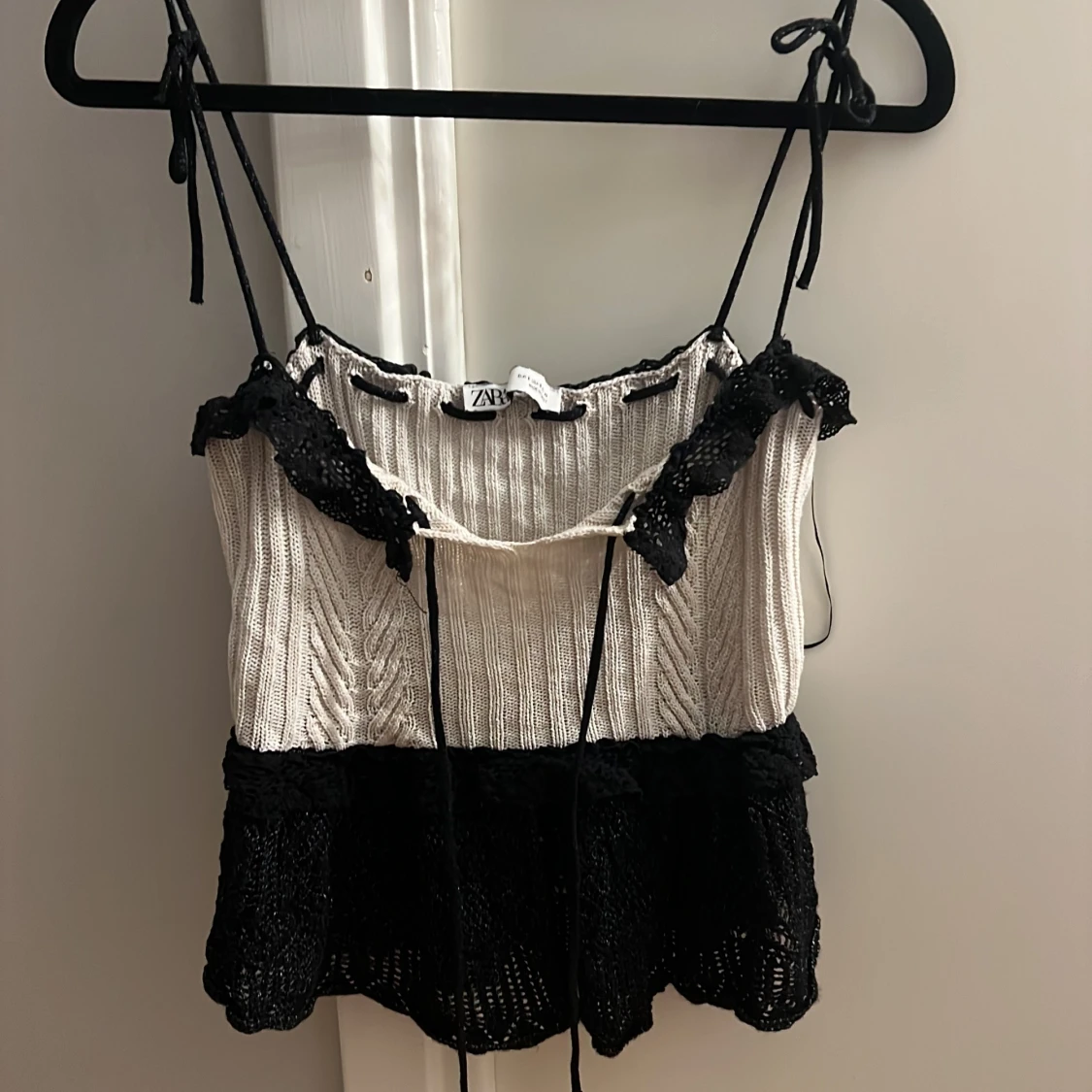 Stickad topp från Zara