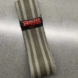 Bettet Bodies miniband  - Säljer miniband från Better Bodies. Det gröna = tyngst motstånd. Jag tycker det fungerar jättebra, bra kvalitet och verkligen tungt motstånd! Haft bandet ca 1 år men använder det knappt längre därav säljer jag det nu. 