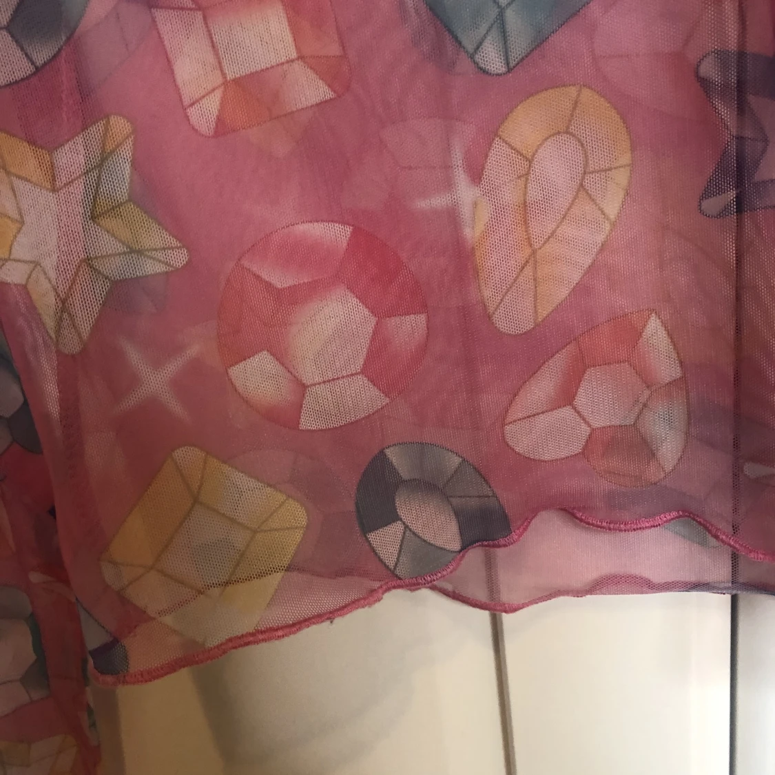 90’s pink mesh-topp  - 90