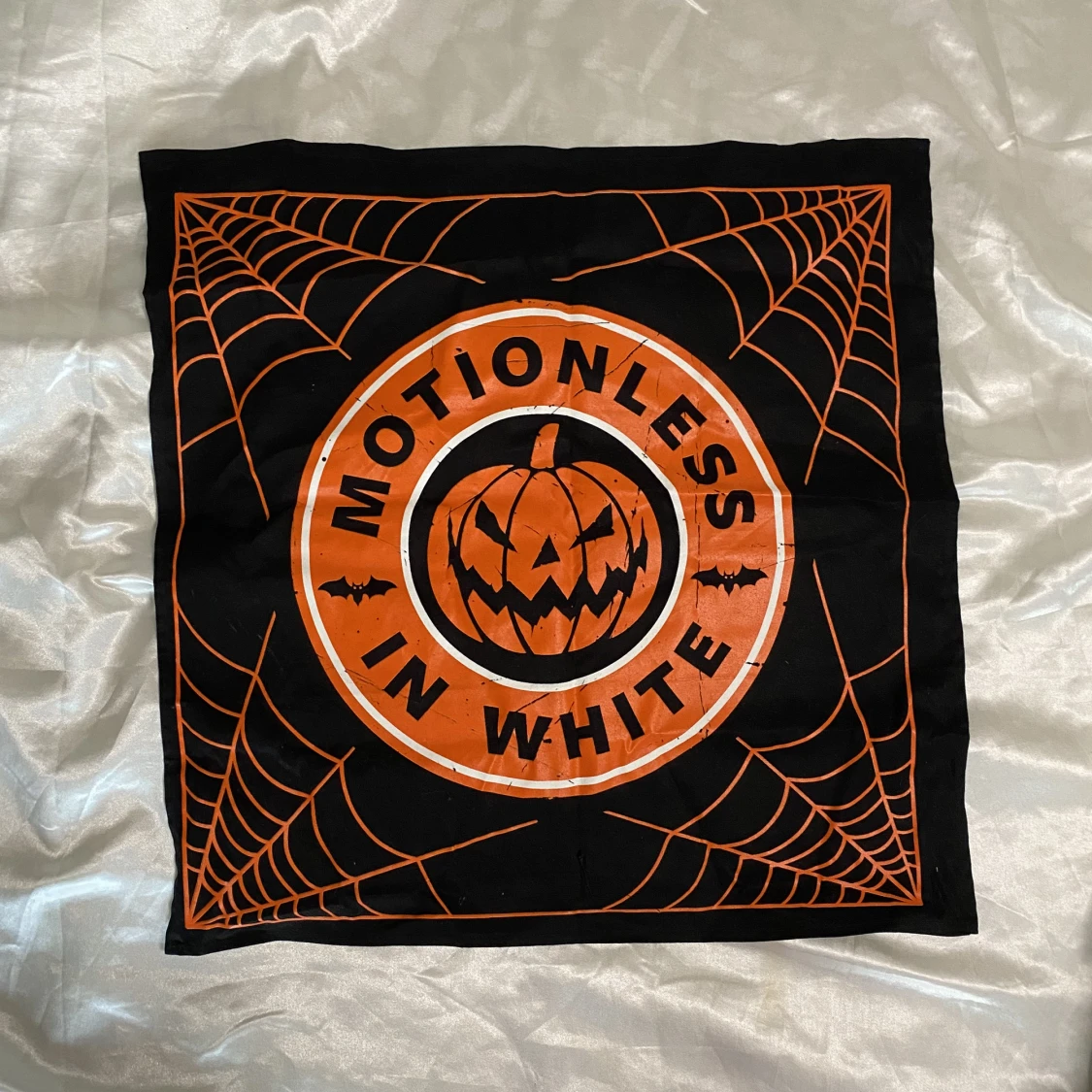 Motionless in white tapestry