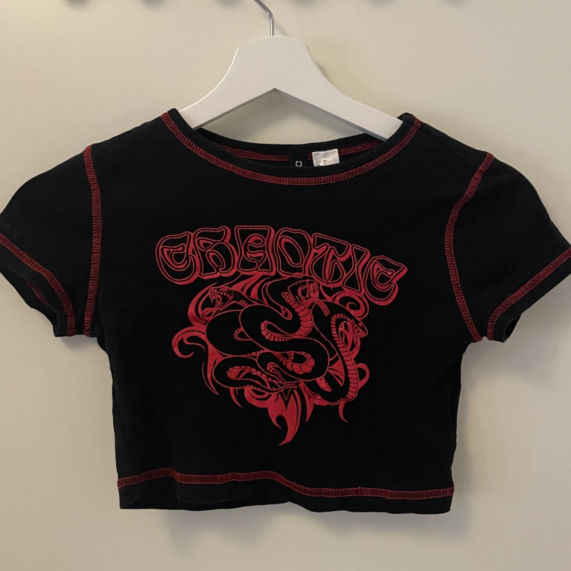 Mag tröja svart/röd - 90