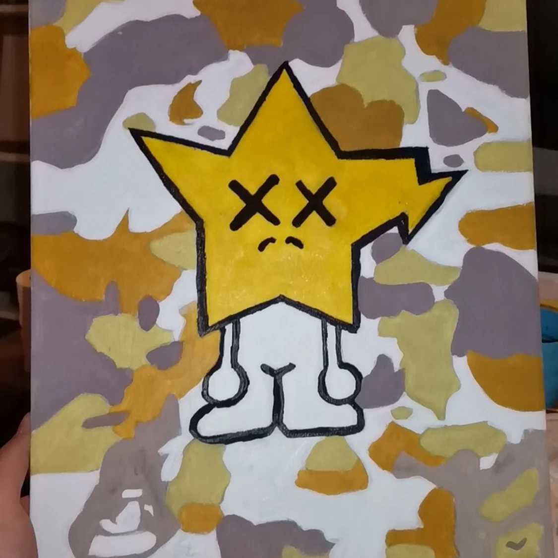 Bapesta star målning - 90