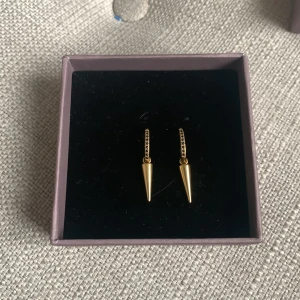 Edblad örhängen guld - Edblad örhängen 💘💘 Har använt 2-3 gånger  Original pris 349kr💘💘 Möts upp i Stockholm och tar bara Swish som betalning då min Plick strular och det inte går igenom💘💘