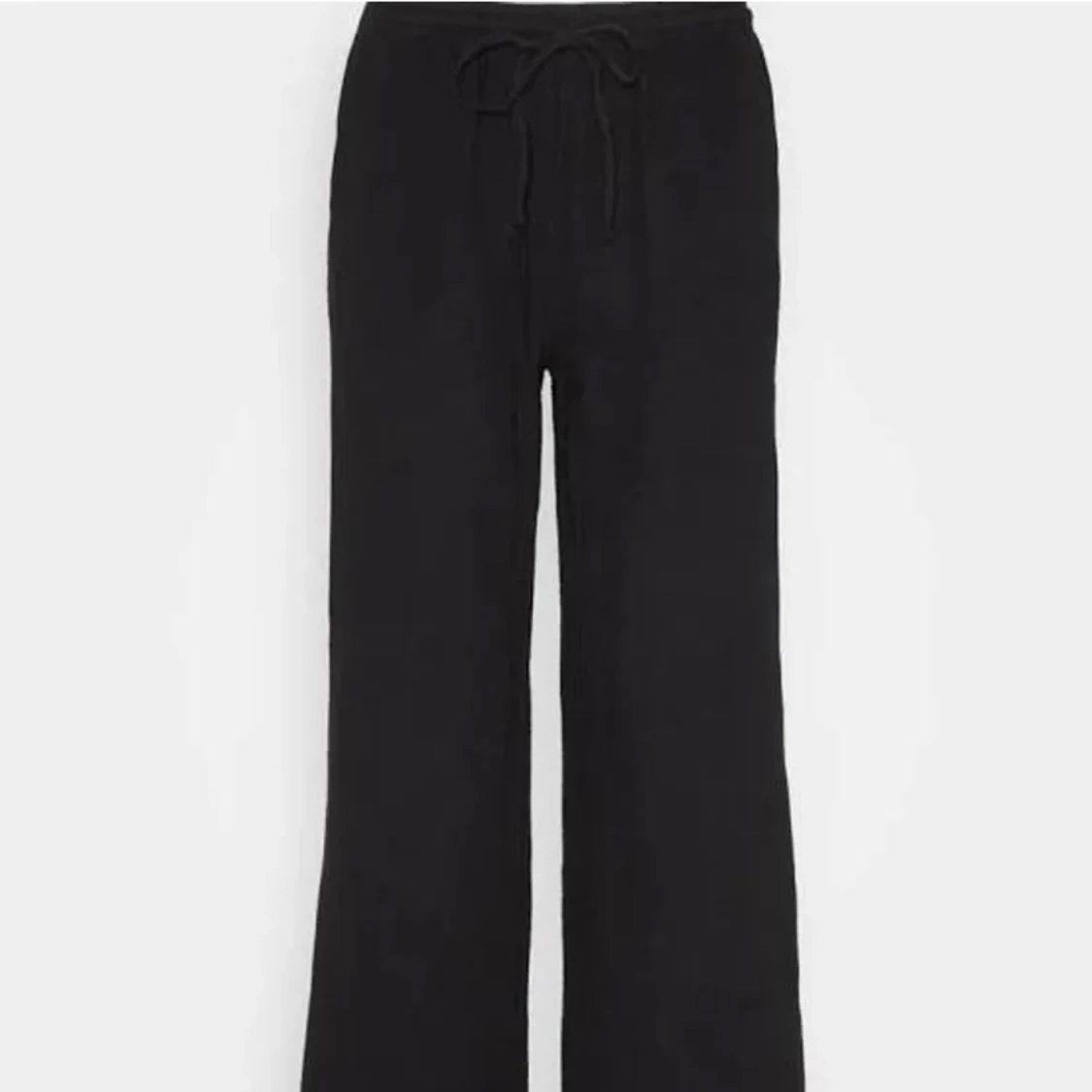 Svarta linnebyxor - 90