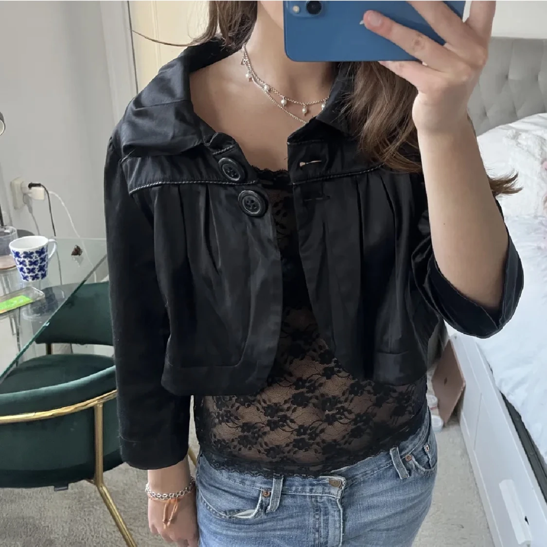 Trekvartsärmad jacka