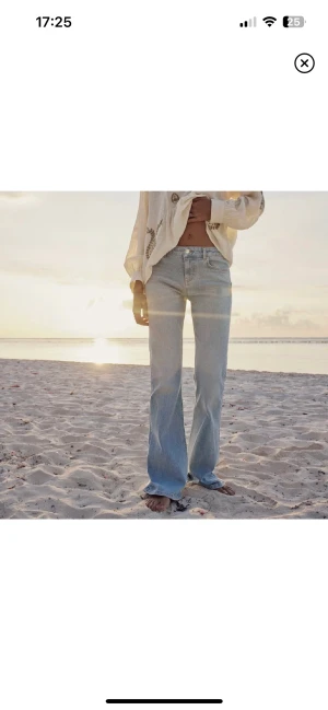 Lågmidjade zara jeans - Med lappen kvar i stl 38, 350+frakt