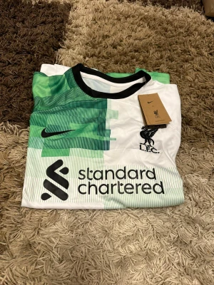 Liverpool t-shirt - Säljer denna t-shirt för billigt pris för den va lite för litet på mig o satt inte så bra Storlek L/M