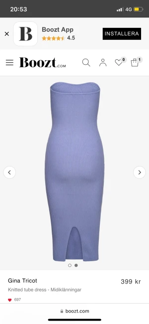 Gina Tricot Tube dress - Klänning från ginatricot som är använd en gång. Helt slutsåld överallt. Pris går att diskutera 