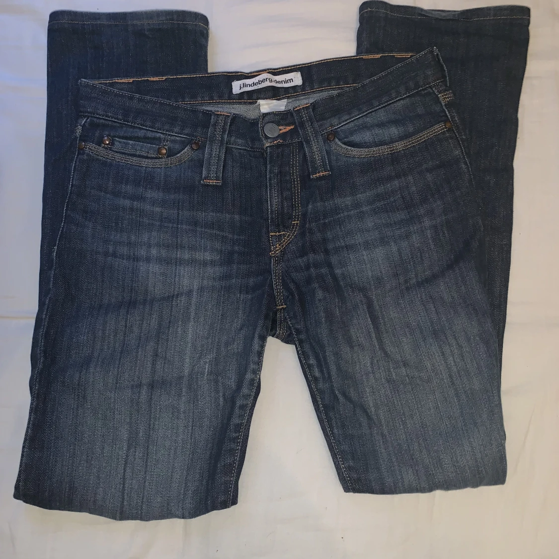 lågmidjade jeans - 90