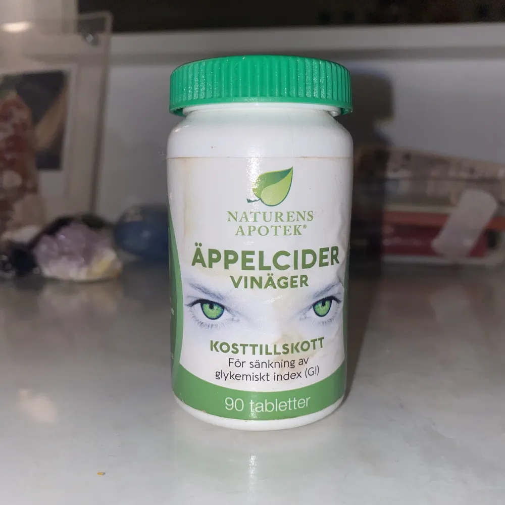 Tillskottstabletter av äppelcidervinäger! 🤍räknar med att ca 80 tabletter finns kvar. Övrigt.