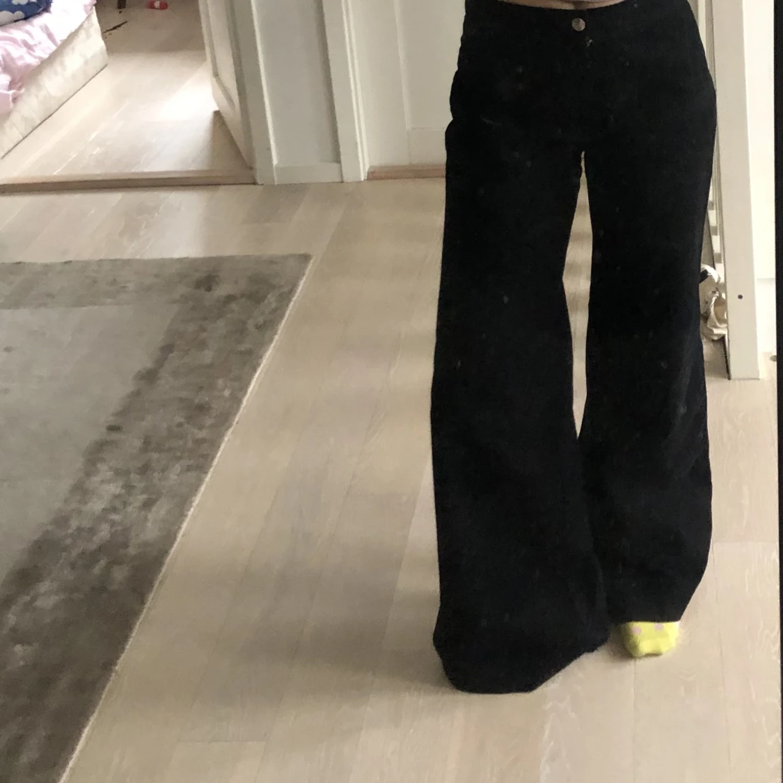 Svarta Wrangler byxor - 91