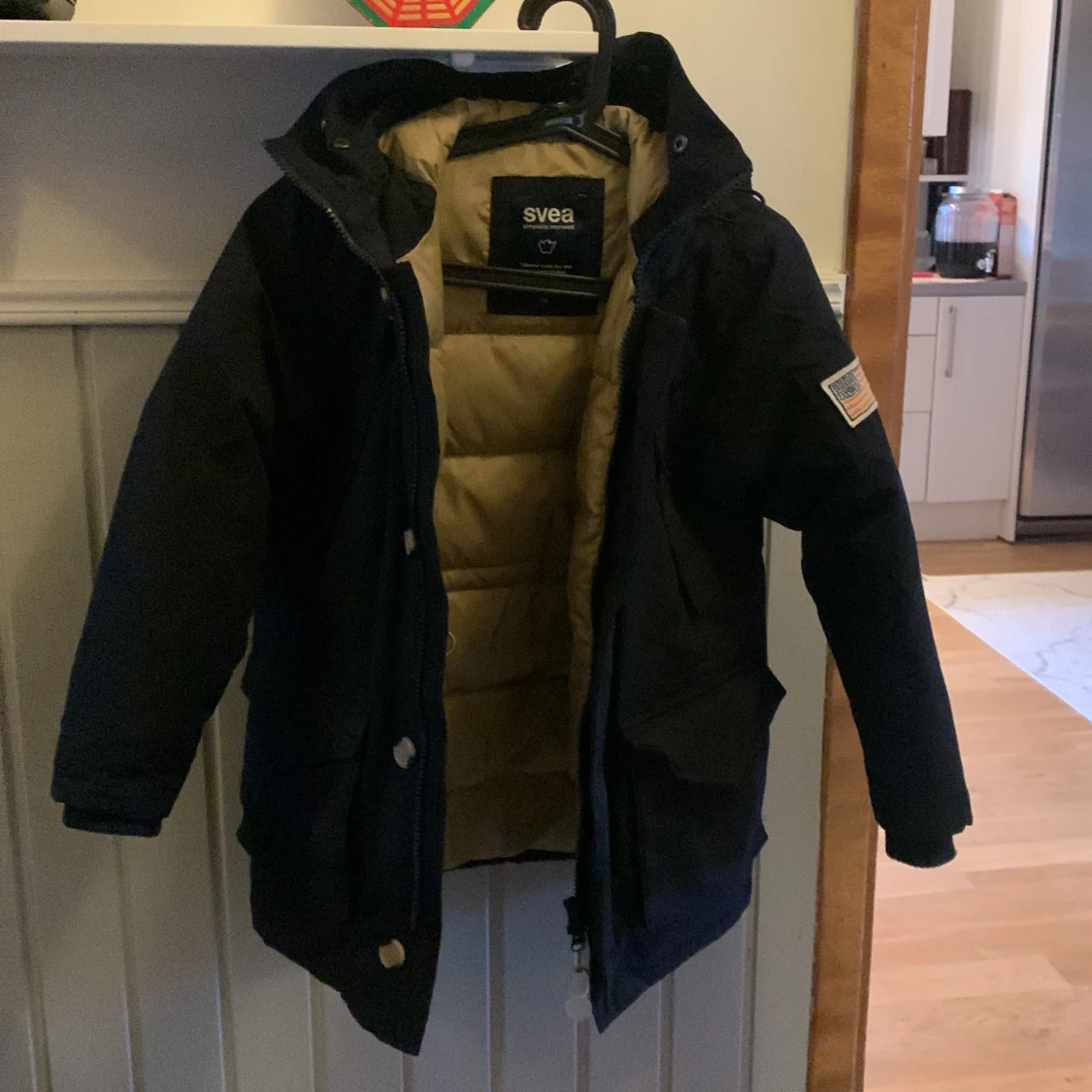 Marine blå Svea jacka