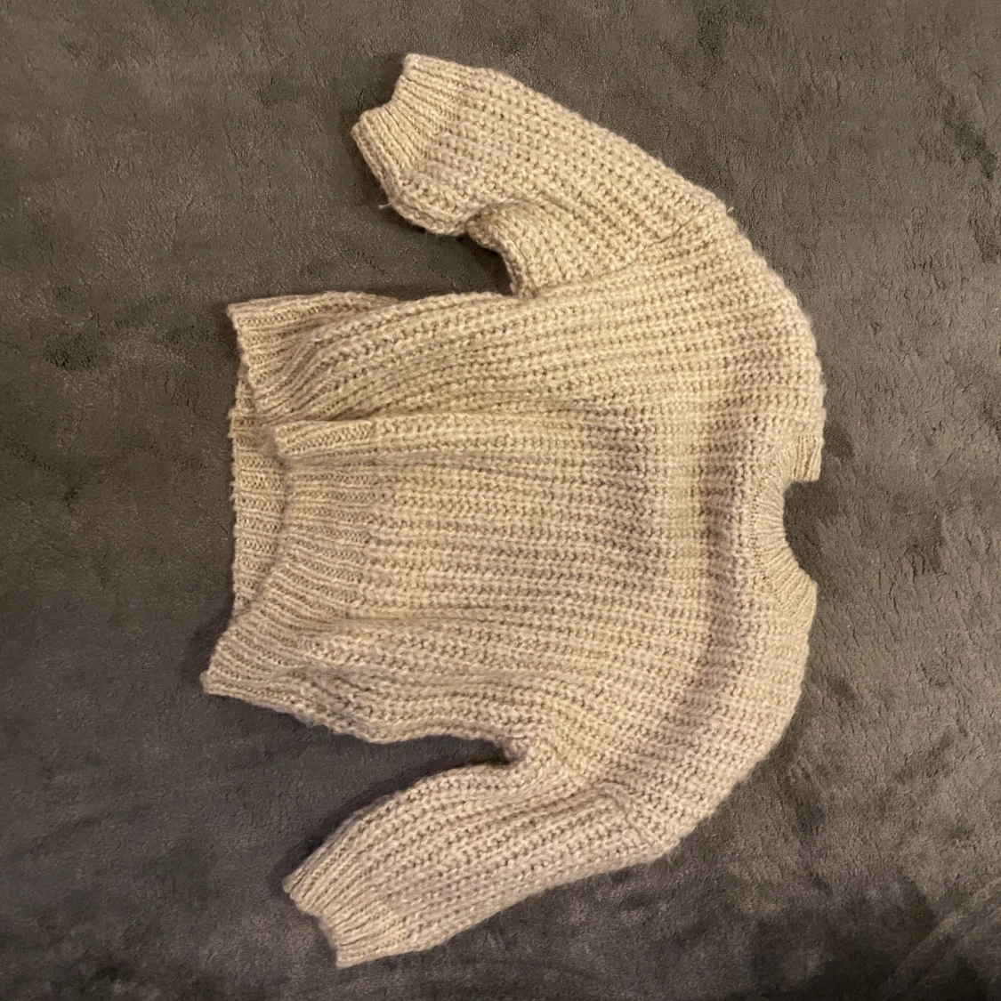 Mysig tröja, beige. - 91