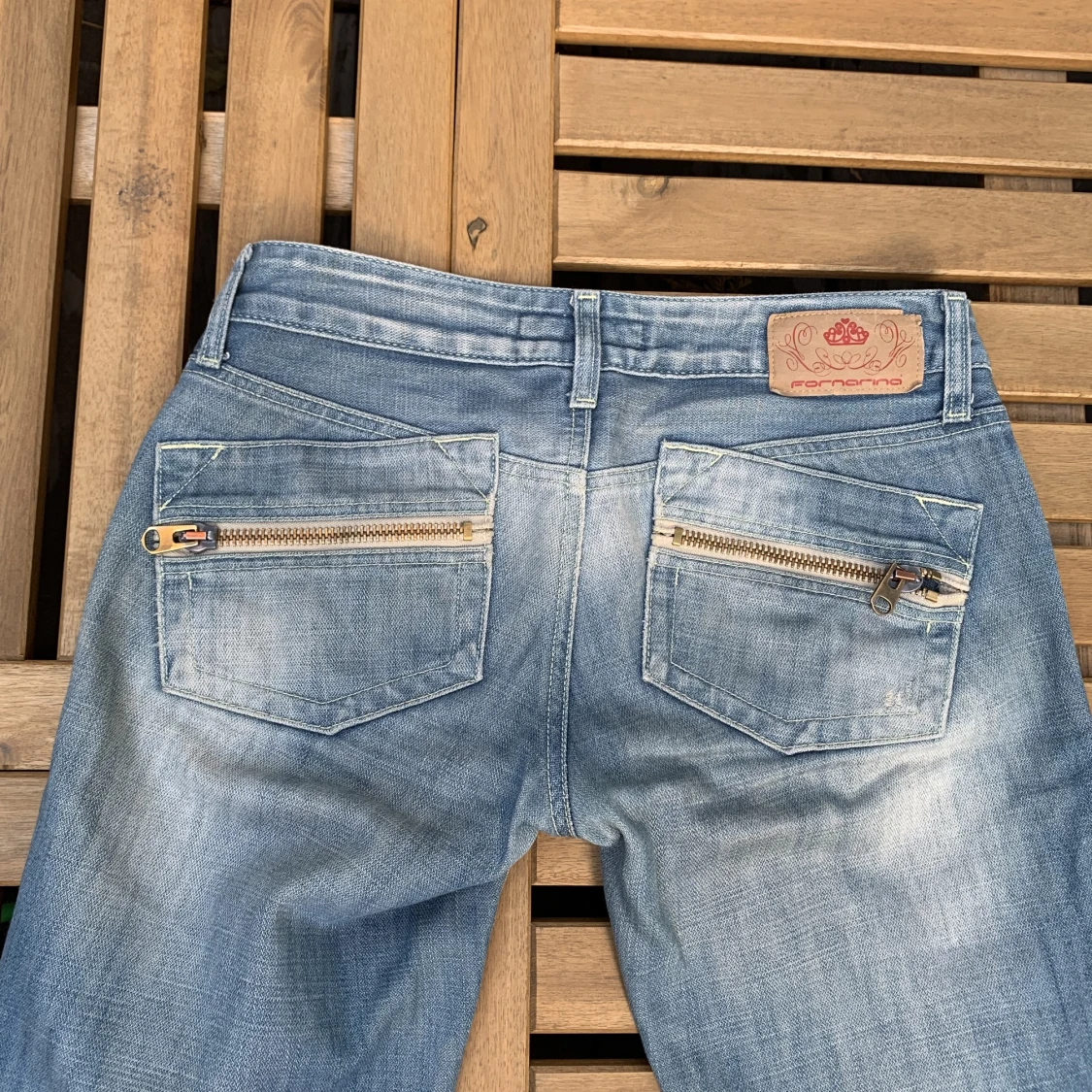 Lågmijade vintage jeans - 90