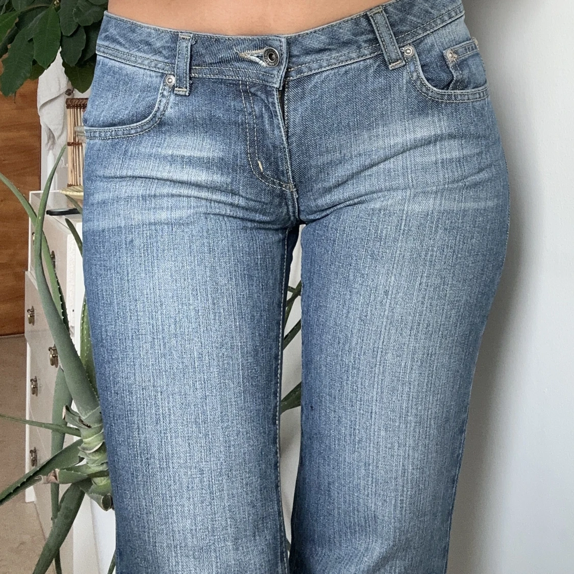 Lågmidjade jeans  - 90