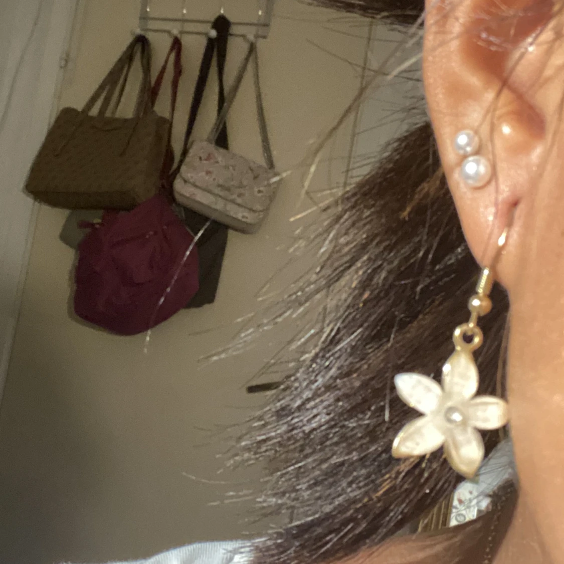 Blom örhängen - 90