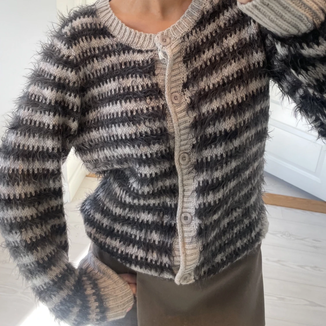 Stickad kofta/tröja 