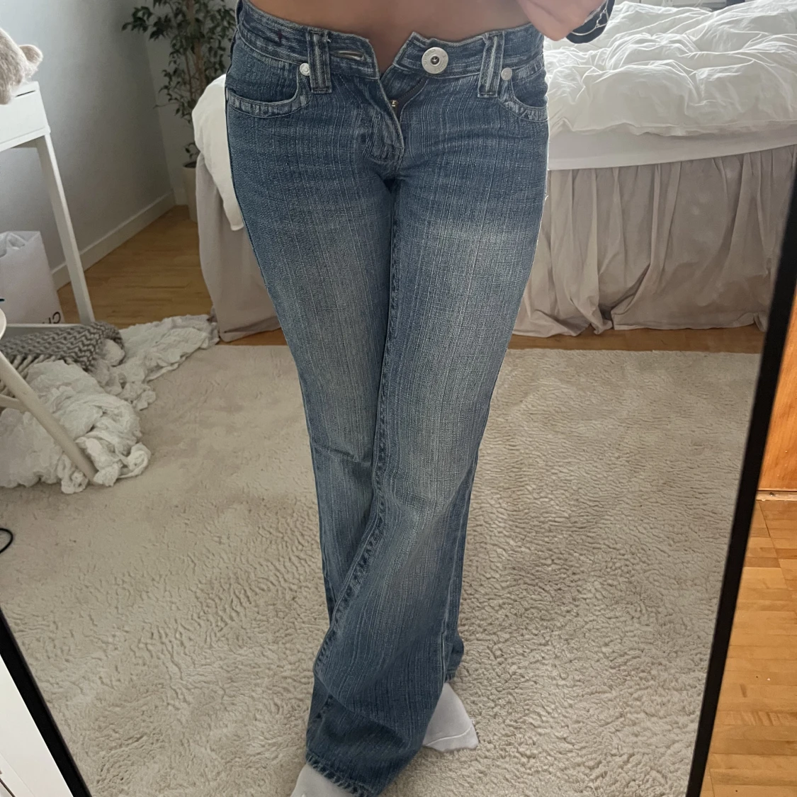 Lågmidjade jeans  - 91