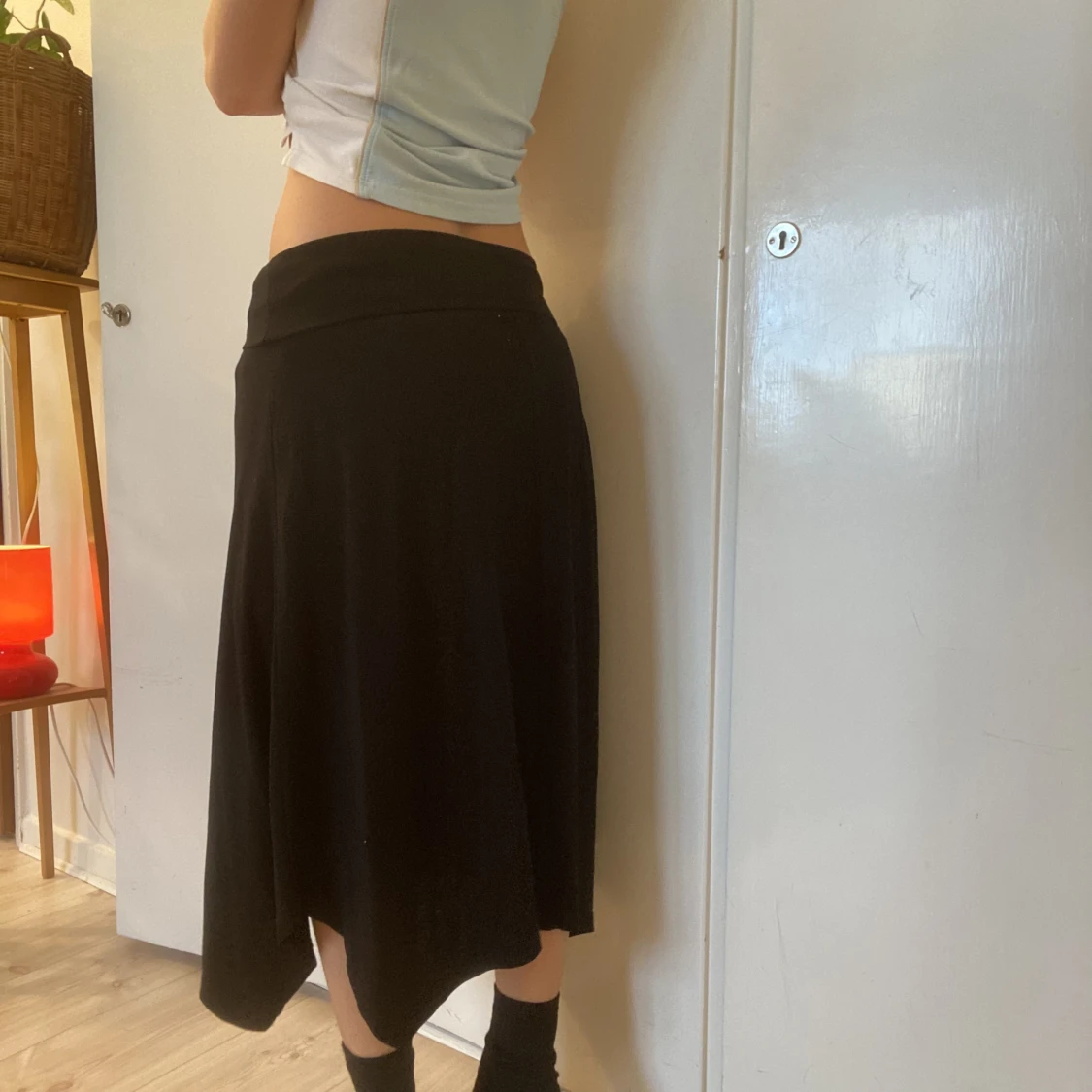 Svart långkjol maxikjol  - 91