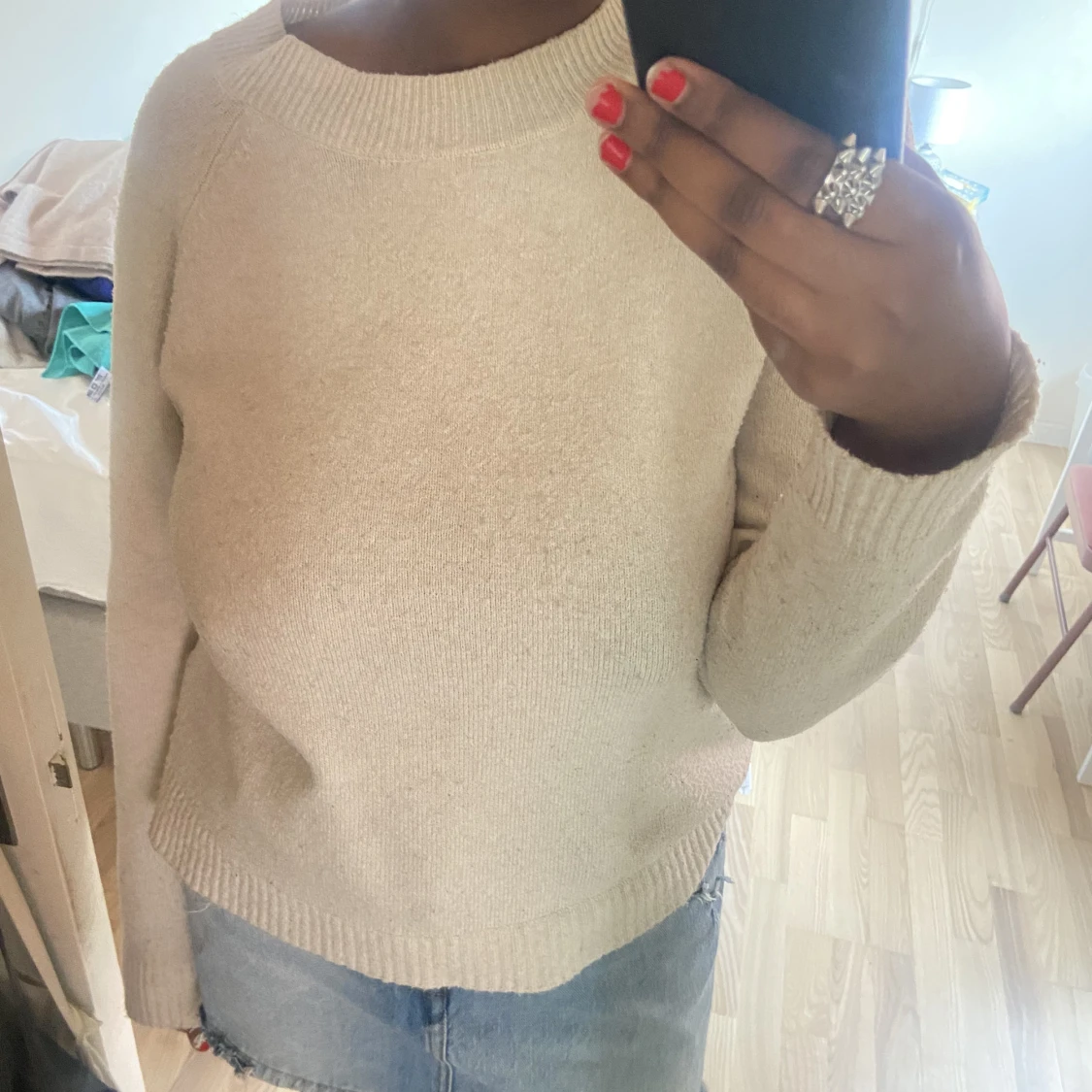 Stickad tröja  - 90