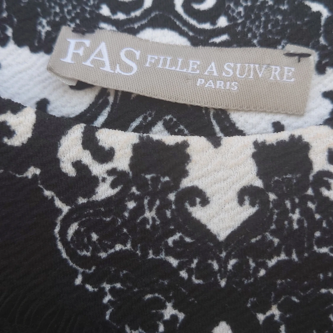 Svartvit klänning - 90