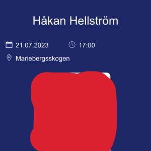 Hej, säljer min Håkan Hellström biljett då jag ej hinner gå på den. Jag köpte den för 1295kr men säljer den billigare! Biljetten är online men går att skriva ut den så man får den i papper! 