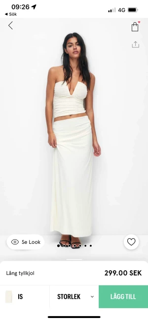 Lång kjol - Säljer denna helt nya oanvända kjol. Prislapp kvar. Storlek s. 