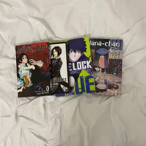 Läs bio först! Säljer dessa fyra mangas! Kan tänka mig att sälja de billigt eftersom jag behöver få bort de. Kan säljas alla tillsammans eller enskilt. Be om att få fler bilder! Allt är bra skick <3