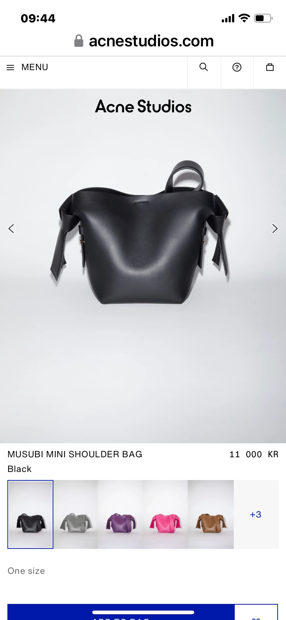 Acne musubi shoulderbag mini