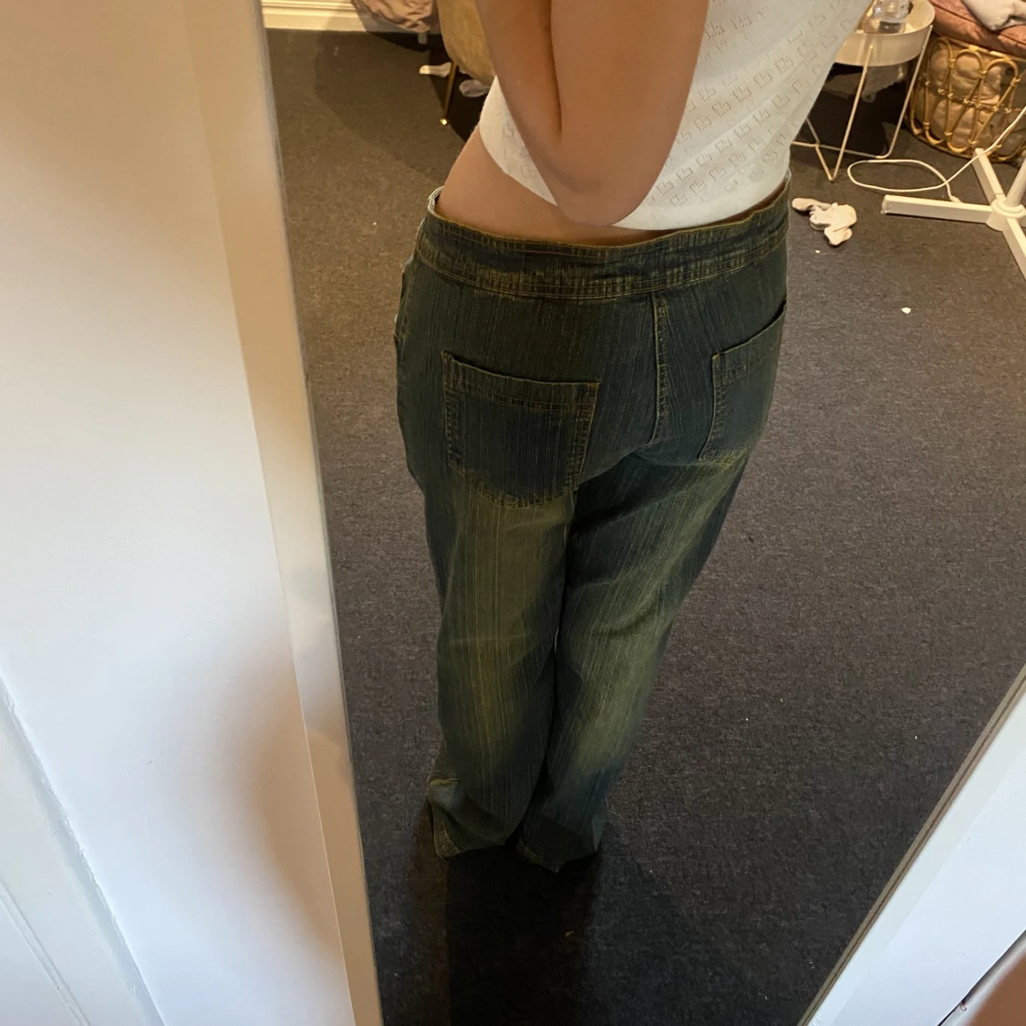 Lågmidjade jeans  - 90