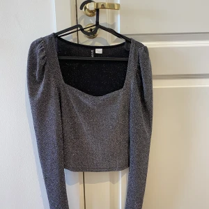 Silvertopp - Silvrig topp från HM, köpare står för frakt. Använd fåtal gånger