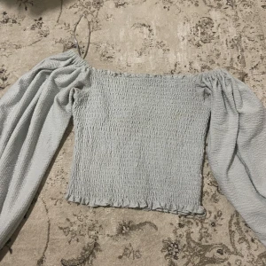 Tröja från bikbok i storlek S - Blusen är i storlek S och är i från bikbok, skulle säga att färgen på blusen är mint grön, den är väldigt fin och passar även dig med storlek XS Pris går och diskutera, levereras står kunden för 