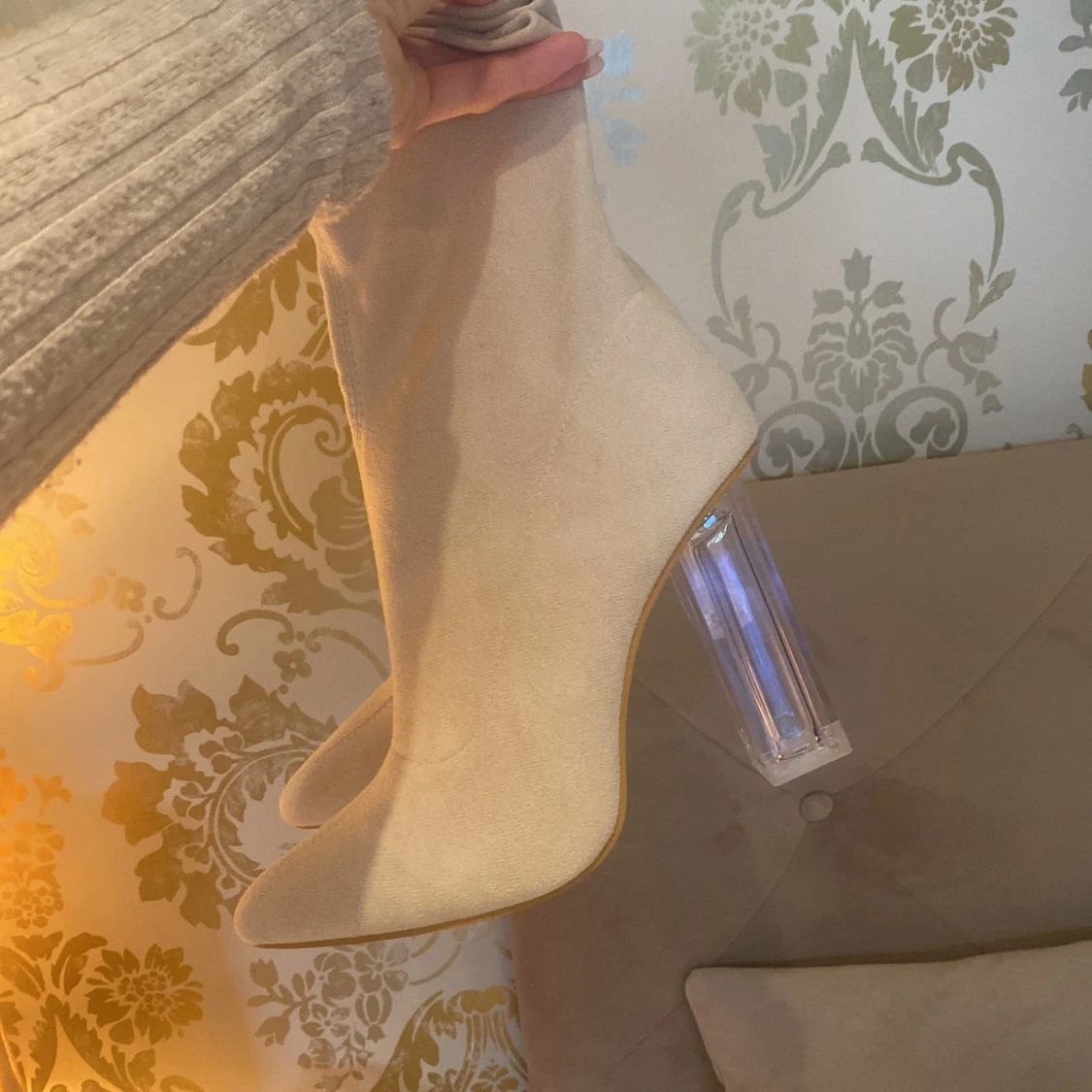 Klackar klackskor beige  - 90