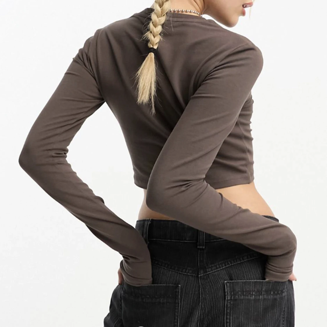 Brun topp i strl S - 90