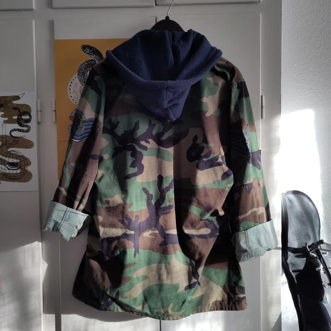 Militärjacka med luva - 91