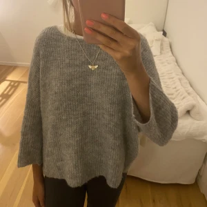 Trekvartsärmad tröja  - Trekvartsärmad stickad tröja💕