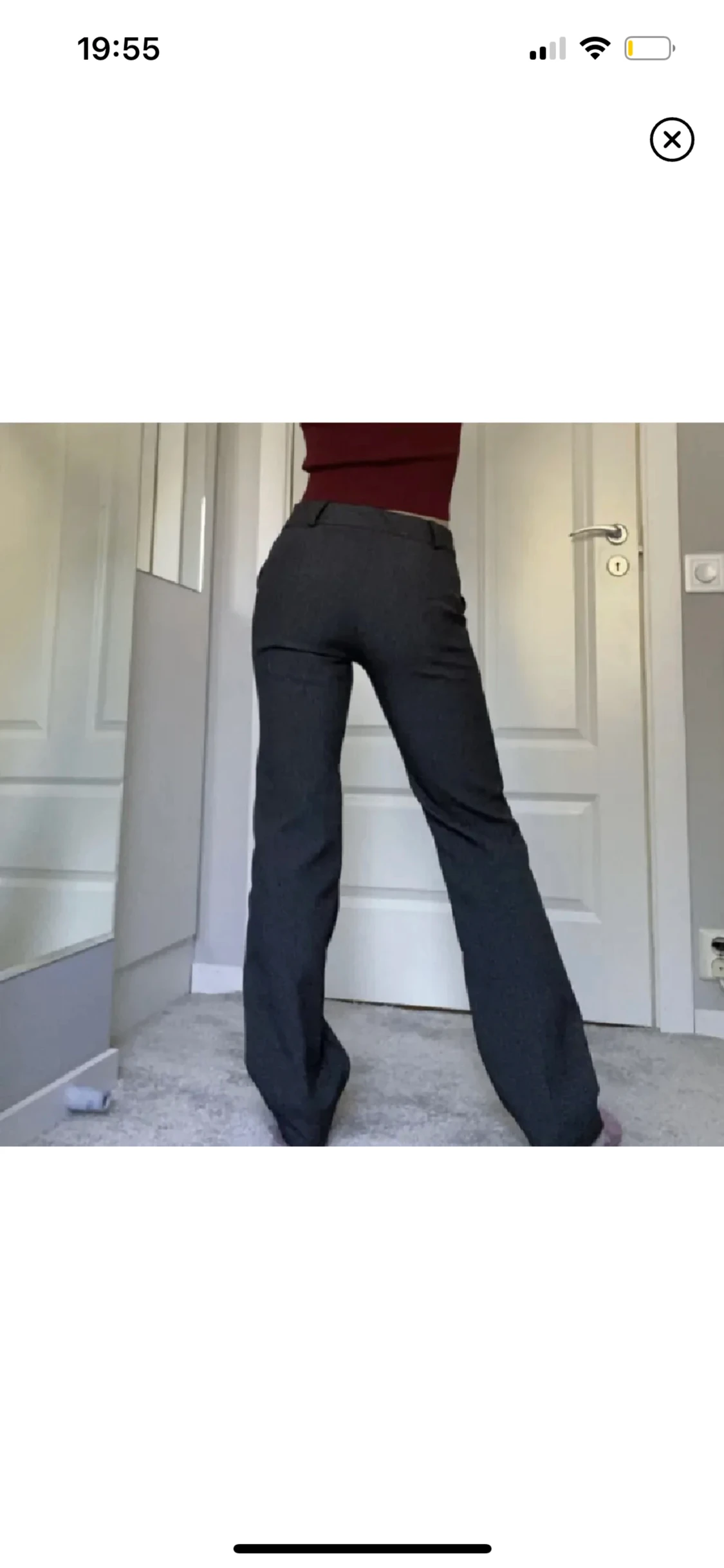 Lågmidjade kostymbyxor  - 90