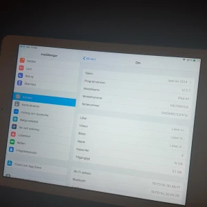 Ipad air 2014 i nyskick  - Ipad air 2014 i nyskick inga repor eller skador på den. Model: A1474