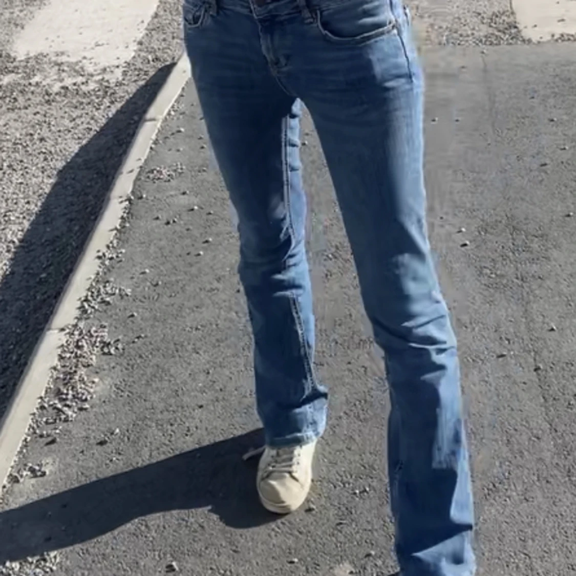 Lågmidjade bootcut zara jeans - 90